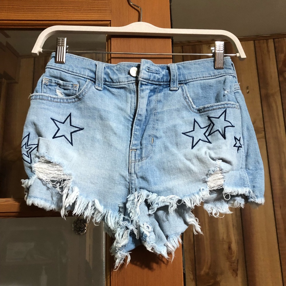 Hollister high rise Vintage Denim Short